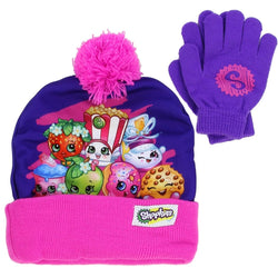 Shopkins Girls Beanie Hat and Gloves Set (Little Kid/Big Kid)