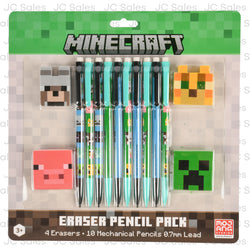 Minecraft Mechanical Pencil 10pck w/4 Erasers
