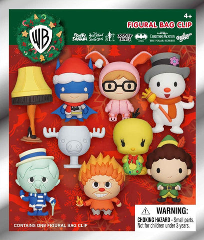 WB Christmas 3D Foam Bag Clip 1 Random