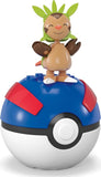 Mega Pokémon Chespin Building Toy Kit, Poseable Action Figure (23 Pieces), HWR20