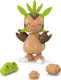 Mega Pokémon Chespin Building Toy Kit, Poseable Action Figure (23 Pieces), HWR20