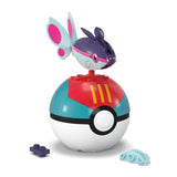 Pokemon Construction Toy Figure, Collectible Pokebola, Finneon by MEGA