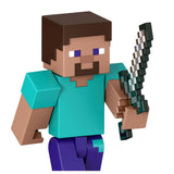 Mattel Minecraft Action Figure & Accessories 2-Pack with Steve in 3.25-inch Scale