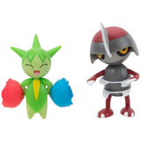 Pokemon Battle Figure Roselia & Pawniard 3-Inch Mini Figure 2-Pack