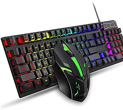 Gaming Keyboard and Mouse, RGB Mechanical Keyboard