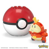 MEGA Pokémon Fuecoco Collectible Pokeball Building Toy for Kids Ages 6 and Up