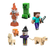Mattel Minecraft Action Figure & Accessories 2-Pack with Creeper in 3.25-inch Scale