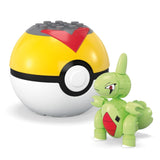 MEGA Pokemon: Series 23 Larvitar Level Ball - 29 Piece Building Set