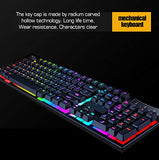 Gaming Keyboard and Mouse, RGB Mechanical Keyboard