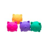 Schylling NeeDoh Cool Kitten Teenie Needoh 4 Pk Sensory Squeeze Toy 1.5" in Colors May Vary