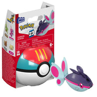 Pokemon Construction Toy Figure, Collectible Pokebola, Finneon by MEGA