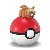 MEGA Pokemon: Series 23 Bidoof Pokeball - 26 Piece Building Set