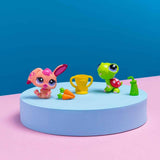 Littlest Pet Shop Minis Set of 2 Figurines S2-94 & 95 Tortoise and Rabbit