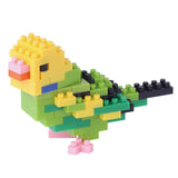 Nanoblock - Birds - Budgie Green Opaline, Collection Series Building Kit