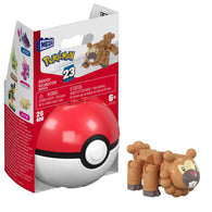 MEGA Pokemon: Series 23 Bidoof Pokeball - 26 Piece Building Set