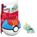 MEGA Pokémon Chewtle Collectible Pokeball Building Toy for Kids Ages 6 and Up