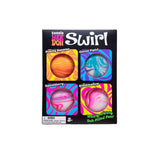 Schylling NeeDoh Teenie Swirl 4 Pack - Sensory Squeeze Toy - 1.5" in Diameter - Colors May Vary