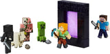 Minecraft Creeper 3.25-in, with 1 Build-a-Portal Piece & 1 Accessory