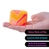 Schylling NeeDoh Nice Cube Swirl Color May Vary; One Cube Per Pack