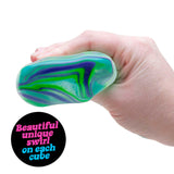 Schylling NeeDoh Nice Cube Swirl Color May Vary; One Cube Per Pack