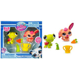 Littlest Pet Shop Minis Set of 2 Figurines S2-94 & 95 Tortoise and Rabbit