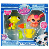 Littlest Pet Shop Minis Set of 2 Figurines S2-94 & 95 Tortoise and Rabbit