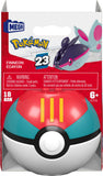 Pokemon Construction Toy Figure, Collectible Pokebola, Finneon by MEGA