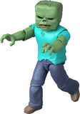 Mattel Minecraft Action Figure & Accessories Set, Zombie Posable Character