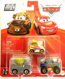 Disney Cars Mini Racers Proud Performers Mini Diecast 3-Pack, Ivy, Doug Crankel & Roadette Marker