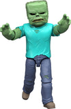 Mattel Minecraft Action Figure & Accessories Set, Zombie Posable Character