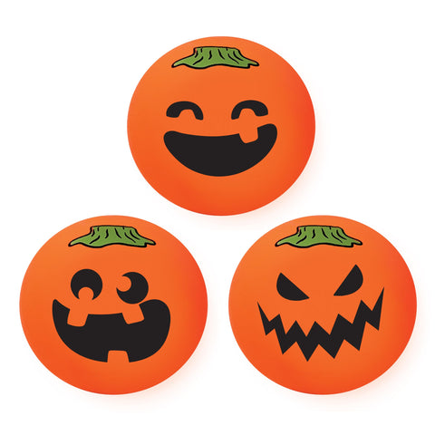 Schylling Needohween Teenie Jack Glow Lantern - Glow in The Dark Pumpkin Faces 3 Pack