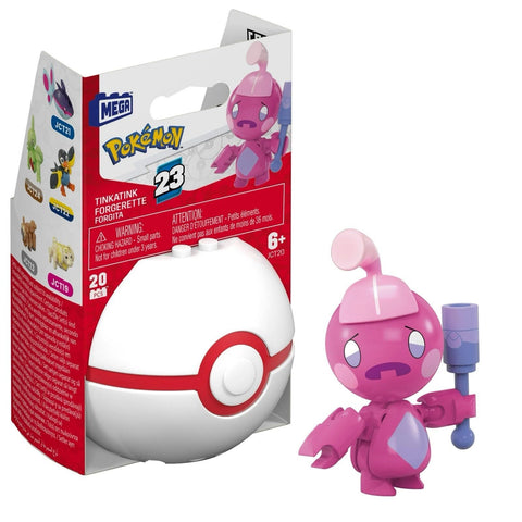 Pokemon Buildable Tinkatink Pokeball Figure by MEGA