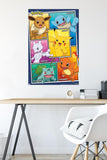 Pokémon - Group Collage Wall Poster, 22.375" x 34", Unframed Version for Bathroom