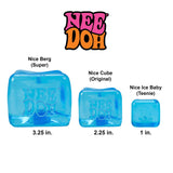 Schylling NeeDoh Nice Cube - Sensory Squeeze Toy with Super Solid Squish - 2.25" Cube - Color May Vary (Pack of 1)
