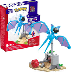 MEGA Pokemon Building Toy Kit Zubat's Midnight Flight (61 Pieces) for Kids