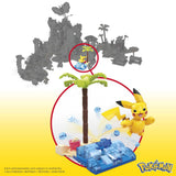 MEGA Pokemon Action Figure Building Toys Set, Pikachu's Beach Splash with 79 Pieces