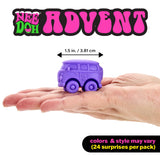 Schylling NeeDoh Squishmas Advent Calendar - 24 Mini Squeeze Toys - Christmas Countdown - Age 3+ (Pack of 1)