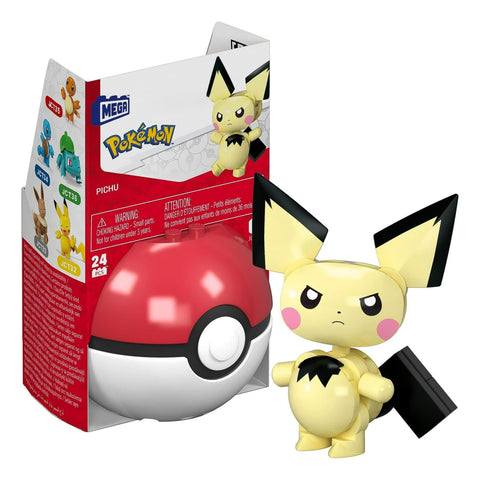 MEGA Pokemon: Pichu Pokeball - 24 Piece Building Set