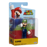 Super Mario Action Figure 2.5 Inch Standing Luigi Collectible Toy