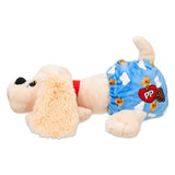 POUND PUPPIES Newborns Plush - Sleepy - Tan, Eco Friendly