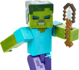 Mattel Minecraft Comic Mode Zombie Action Figure