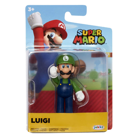 Jakks Pacific World of Nintendo Wave 42 Luigi Mini Figures