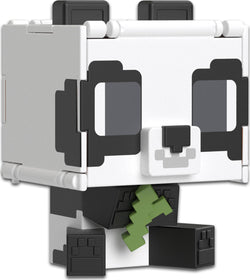 Mattel Minecraft Flippin’ Figs Action Figure with 2-in-1 Fidget Play, 3.75-inch Scale Panda & Cake