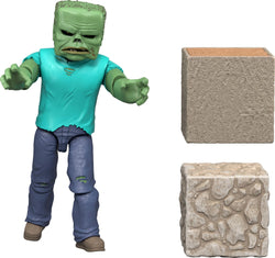 Mattel Minecraft Action Figure & Accessories Set, Zombie Posable Character
