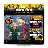 Roblox Celebrity Collection - Club Pet Shop Keeper + Two Mystery Figure Bundle [Includes 3 Exclusive Virtual Items]