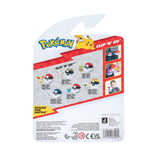 Clip 'n'Go Poké Balls - Voltilamm & Level Ball, Official Pokéball with 5 cm Figure