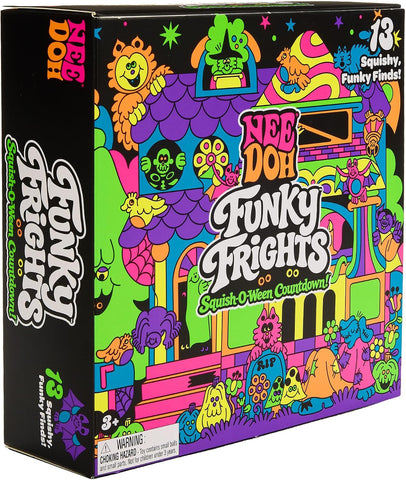 Schylling NeeDoh Funky Frights Squish-O-Ween Countdown (Pack of 1) | Halloween advent with 13 Mini Squeeze Toys