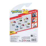 Clip 'n'Go Poké Balls - Menki & Nest Ball, Official Pokéball with 5 cm Figure