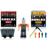 Roblox Action Collection - Megaminer + Two Mystery Figure Bundle [Includes 3 Exclusive Virtual Items]