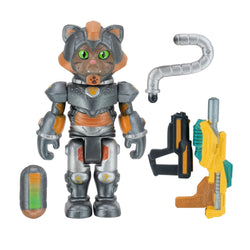 Roblox Cats...in Space: Sergeant Tabbs 2.75 Inch Figure with Exclusive Virtual Item Code